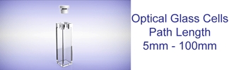 Standard Fluorometer Cell in Optical Glass with Stopper