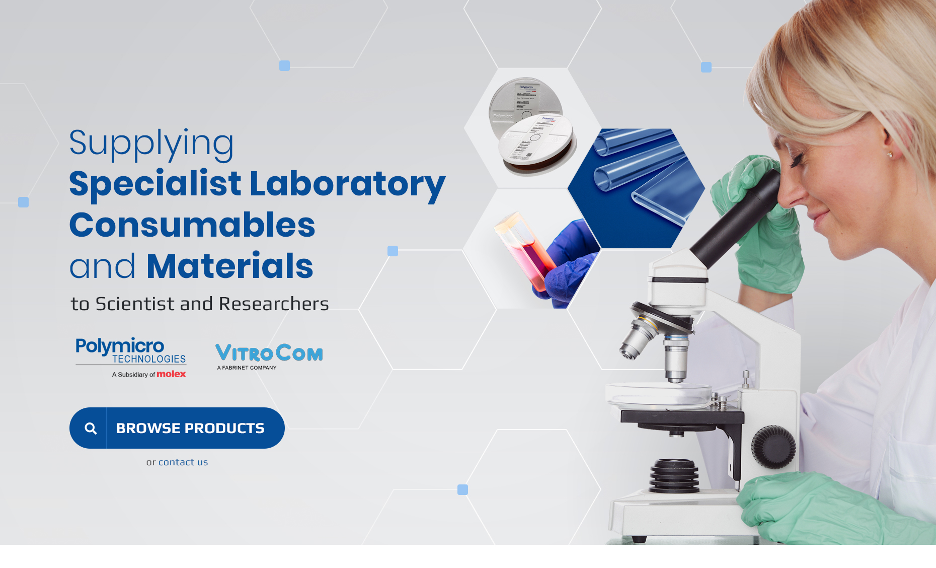 CM Scientific Products Banner